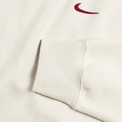 Nike Pullover*x Nocta Fleece CS Crew Light Orewood Brown / Team Red