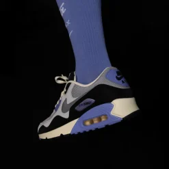 Nike Sneakers Végétaliens|Chaussures De Running Retro*x Patta Air Max 90 SP *Waves* Particle Grey / Neutral Grey / Sapphire