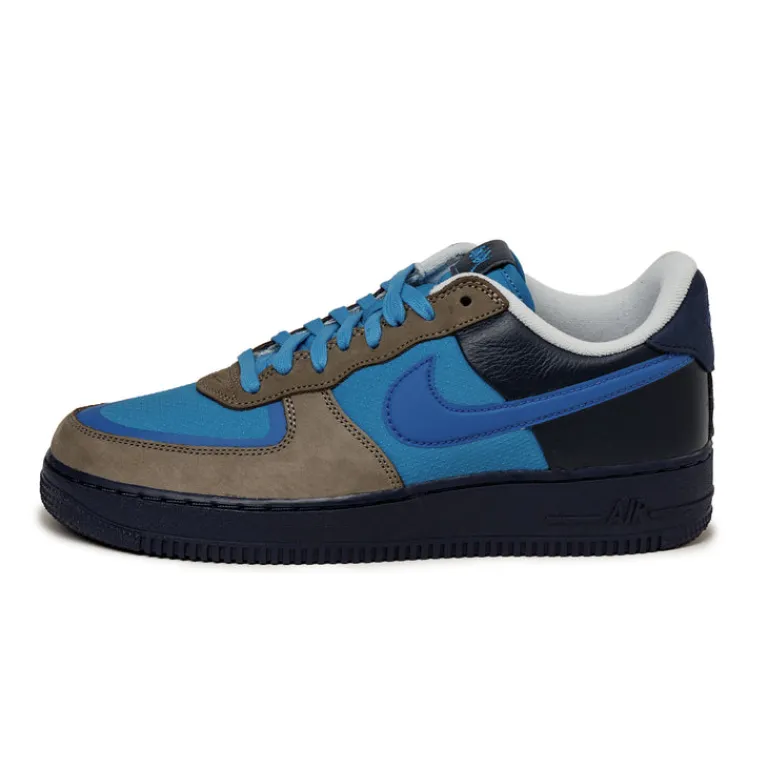 Nike Sneakers En Cuir*x Stash Air Force 1 Low SP Soft Grey / Varsity Royal / Harbor Blue
