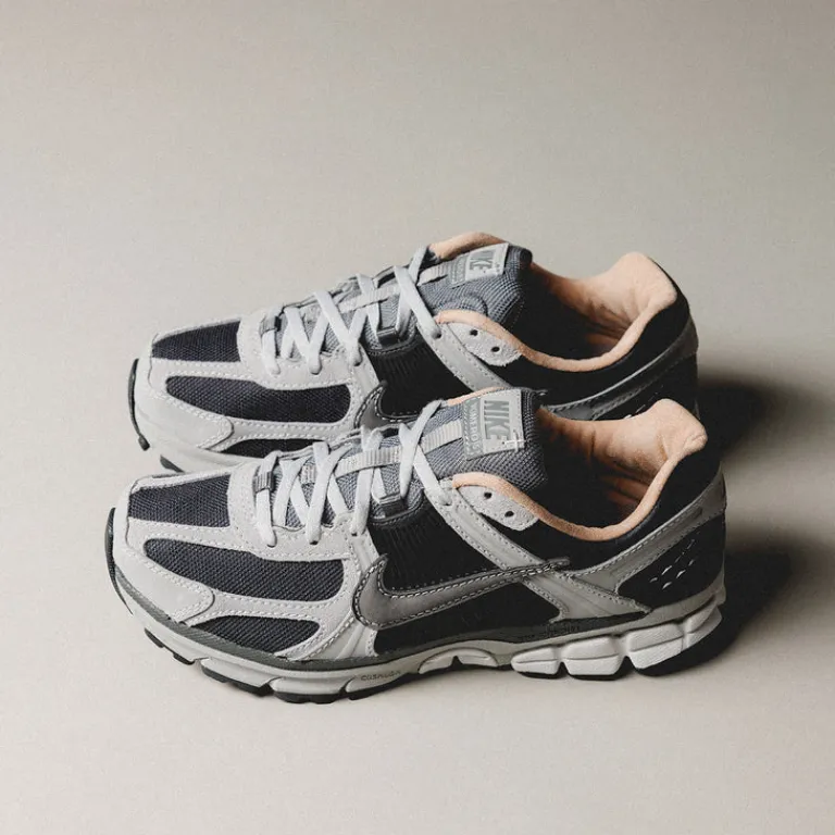 Nike Sneakers En Cuir|Chaussures De Running Retro*Zoom Vomero 5 Dark Smoke Grey / Smoke Grey /Light Smoke Grey