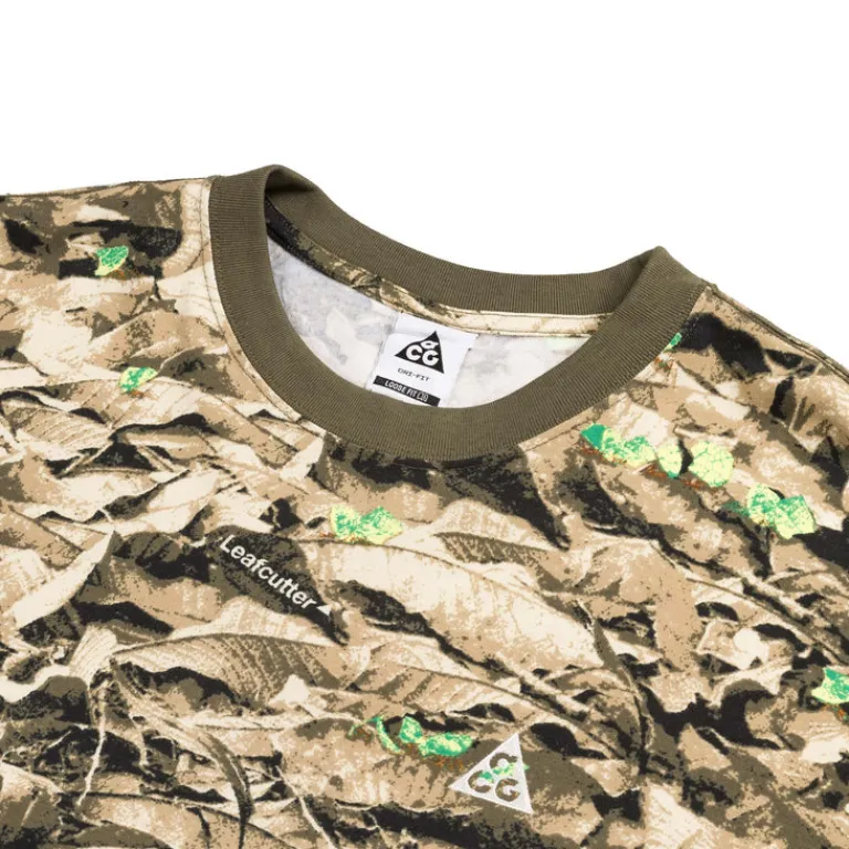 Nike T-Shirts*ACG Dri-Fit Leafcutter T-Shirt Medium Olive