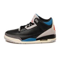 Jordan Sneakers Montantes|Sneakers En Cuir*NikeAir 3 Retro OG *Rare Air* Black / Chile Red / Neutral Grey