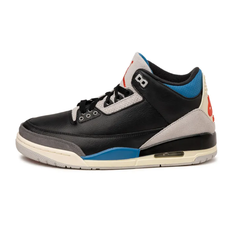 Jordan Sneakers Montantes|Sneakers En Cuir*NikeAir 3 Retro OG *Rare Air* Black / Chile Red / Neutral Grey