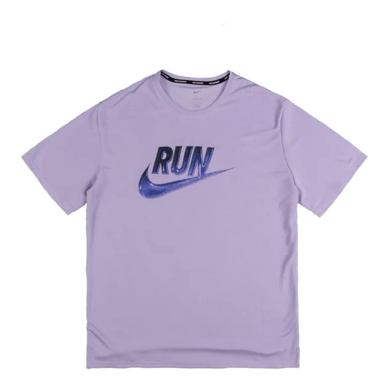 Nike Running|T-Shirts*Miler Run Energy Dri-Fit Short-Sleeve Running Top Hydrangeas