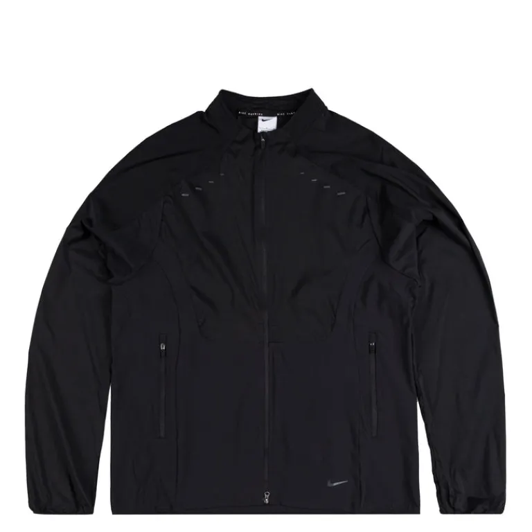 Nike Gilets|Running*Run Lightweight Running Jacket Black / Black Reflective