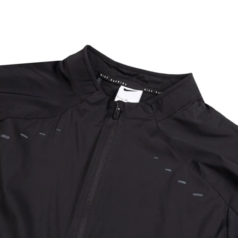 Nike Gilets|Running*Run Lightweight Running Jacket Black / Black Reflective
