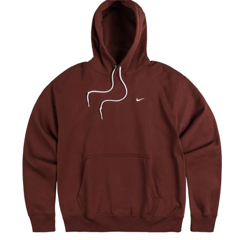 Nike Sweats À Capuche*Solo Swoosh Fleece Hoodie Dark Pony / White