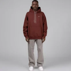Nike Sweats À Capuche*Solo Swoosh Fleece Hoodie Dark Pony / White