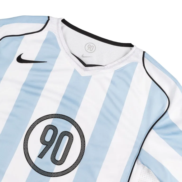 Nike T-Shirts*Total 90 Dri-Fit Soccer Jersey Psychic Blue / White / Black / Black