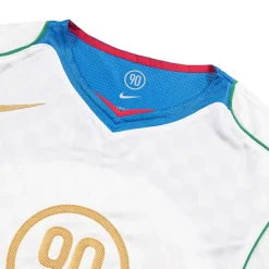 Nike T-Shirts*Total 90 Dri-Fit Soccer Jersey White / Italy Blue / Sport Red / Metallic Gold