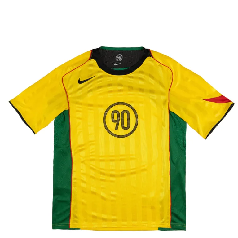 Nike T-Shirts*Total 90 Dri-Fit Soccer Jersey Tour Yellow / Black / Sport Red / Black