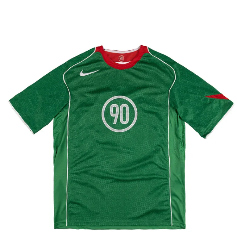 Nike T-Shirts*Total 90 Dri-Fit Soccer Jersey Classic Green / Sport Red / White / White