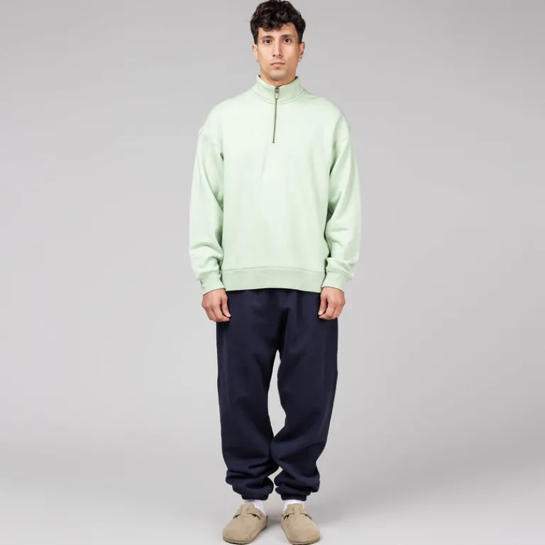 Nike Pullover*Wool Classic Quarter Zip Honeydew