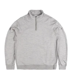 Nike Pullover*Wool Classic Quarter Zip Matte Silver / Heather Grey