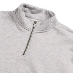 Nike Pullover*Wool Classic Quarter Zip Matte Silver / Heather Grey