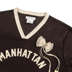 Nike T-Shirts*x Bode Rec. Mesh Jersey Shadow Brown / Ecru