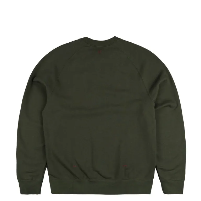 Nike Pullover*x Nocta Fleece CS Crew Cargo Khaki / Team Red