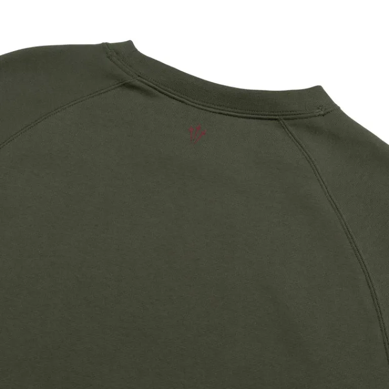 Nike Pullover*x Nocta Fleece CS Crew Cargo Khaki / Team Red