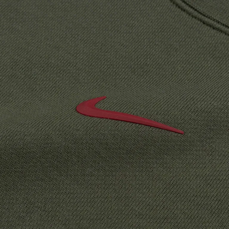 Nike Pullover*x Nocta Fleece CS Crew Cargo Khaki / Team Red