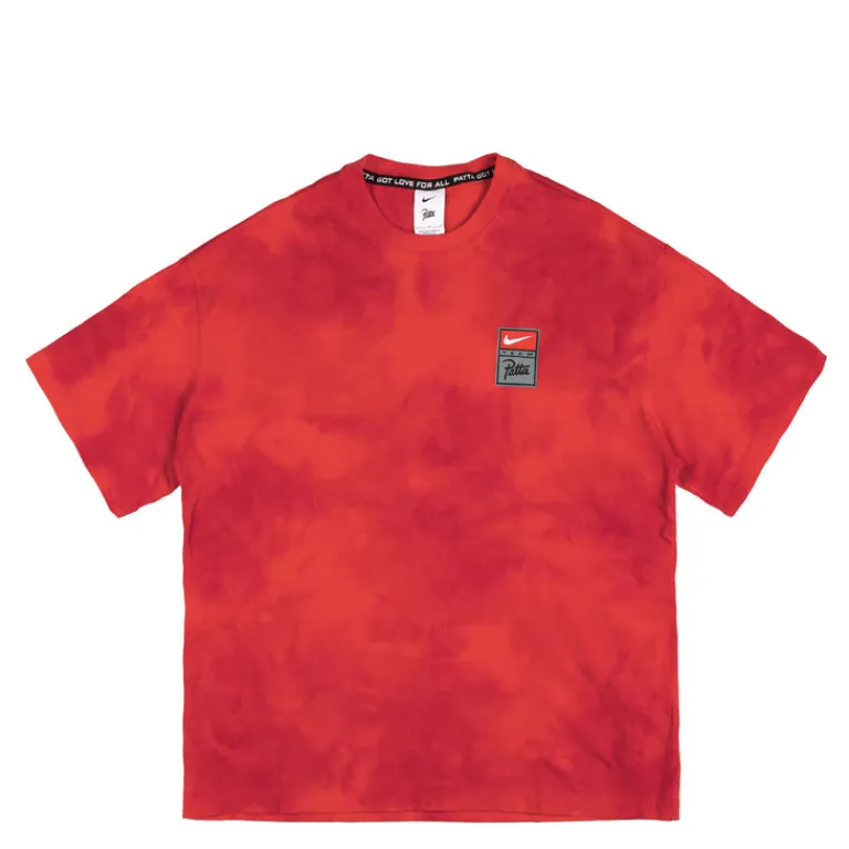 Nike T-Shirts*x Patta T-Shirt GX Wash Rush Red / University Red / Gymred