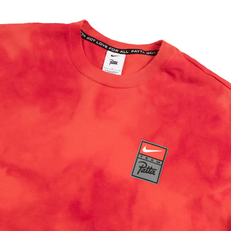 Nike T-Shirts*x Patta T-Shirt GX Wash Rush Red / University Red / Gymred