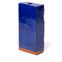 Niko June Bougies & Parfums D'Ambiance*A Single Brick Candle L Dark Blue