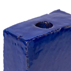 Niko June Bougies & Parfums D'Ambiance*A Single Brick Candle L Dark Blue