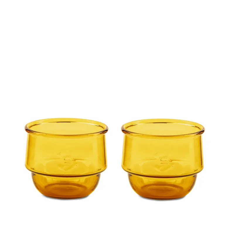 Niko June Vaisselle*Kantine Drinking Glass 2 Pcs Yellow