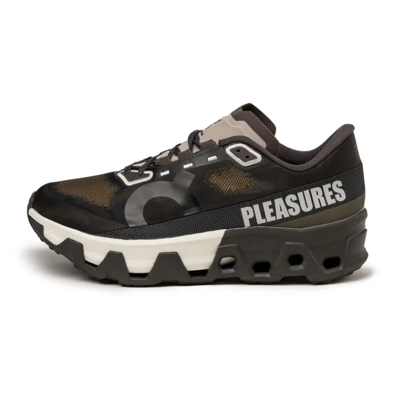 On Sneakers Végétaliens|Chaussures De Running*x Pleasures x The Loop Cloudmster Hyper Espresso / Elk