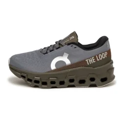 On Sneakers Végétaliens|Chaussures De Running*x Pleasures x The Loop Cloudmster 2 Mist / Olive