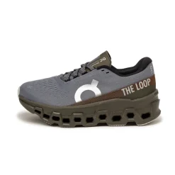 On Sneakers Végétaliens|Chaussures De Running*x Pleasures x The Loop Cloudmster 2 W Mist / Olive