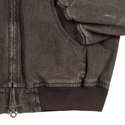 Our Legacy Gilets*Bank Jacket Black Coated Wash