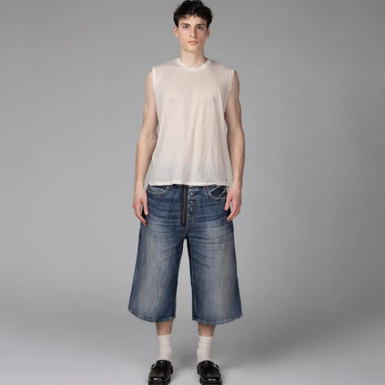 Our Legacy T-Shirts*Breathe Tank White Para Cotton