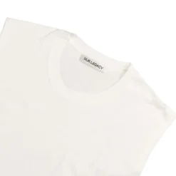 Our Legacy T-Shirts*Breathe Tank White Para Cotton