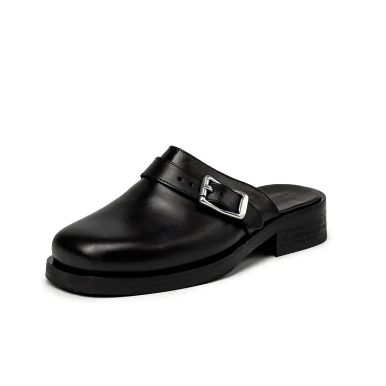 Our Legacy Sneakers En Cuir*Camion Mule Black