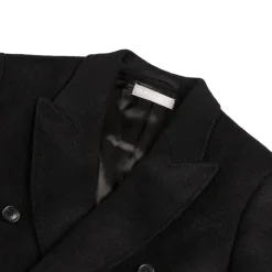 Our Legacy Gilets*Whale Coat Black Hairy Wool