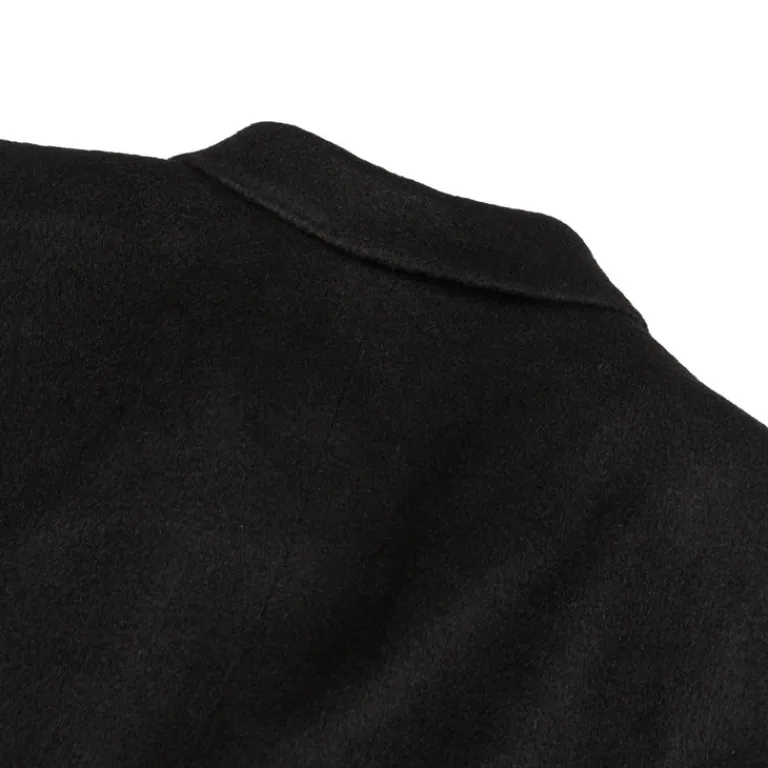 Our Legacy Gilets*Whale Coat Black Hairy Wool