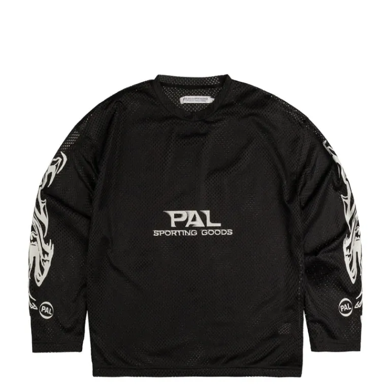 PAL Sporting Goods T-Shirts*Ripple Mesh Longsleeve Caviar