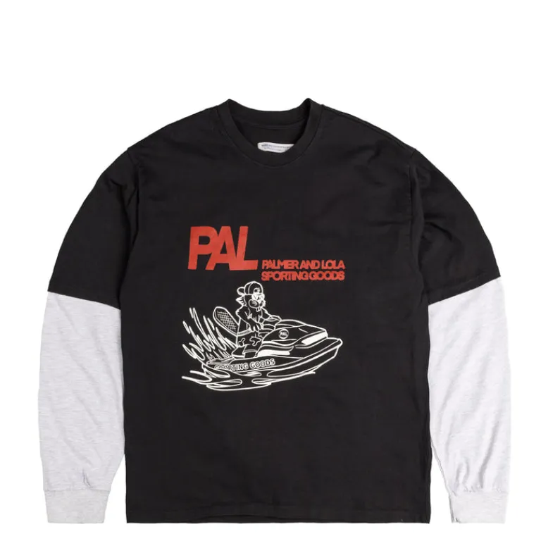 PAL Sporting Goods T-Shirts*River Rats Double Sleeve Longsleeve Caviar
