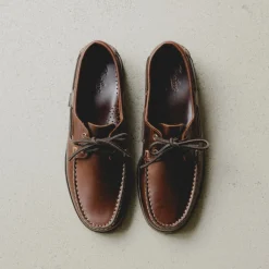 Paraboot Sneakers En Cuir*Barth Marine Marron / Lisse America