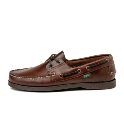 Paraboot Sneakers En Cuir*Barth Marine Marron / Lisse America