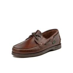 Paraboot Sneakers En Cuir*Barth Marine Marron / Lisse America