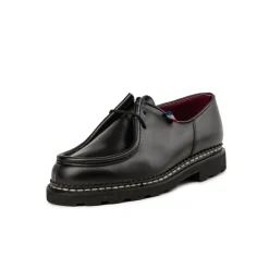 Paraboot Sneakers En Cuir*Michael Bbr Marche Noire / Lisse Noir