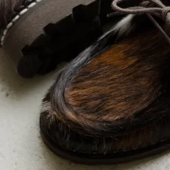 Paraboot Sneakers En Cuir*Michael Marche Marron / Poils Vache