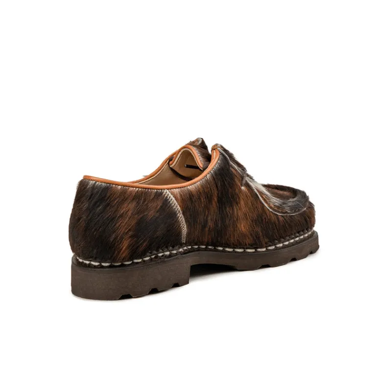 Paraboot Sneakers En Cuir*Michael Marche Marron / Poils Vache