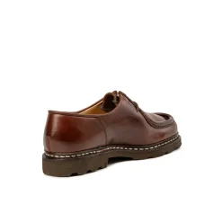 Paraboot Sneakers En Cuir*Michael Marche Marron / Lisse Ecorce