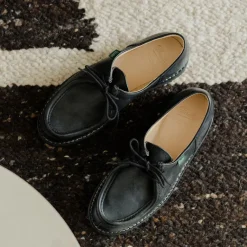 Paraboot Sneakers En Cuir*Michael Marche II Noire / Lisse Noir