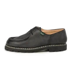 Paraboot Sneakers En Cuir*Michael Marche II Noire / Lisse Noir