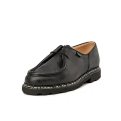 Paraboot Sneakers En Cuir*Michael Marche II Noire / Lisse Noir