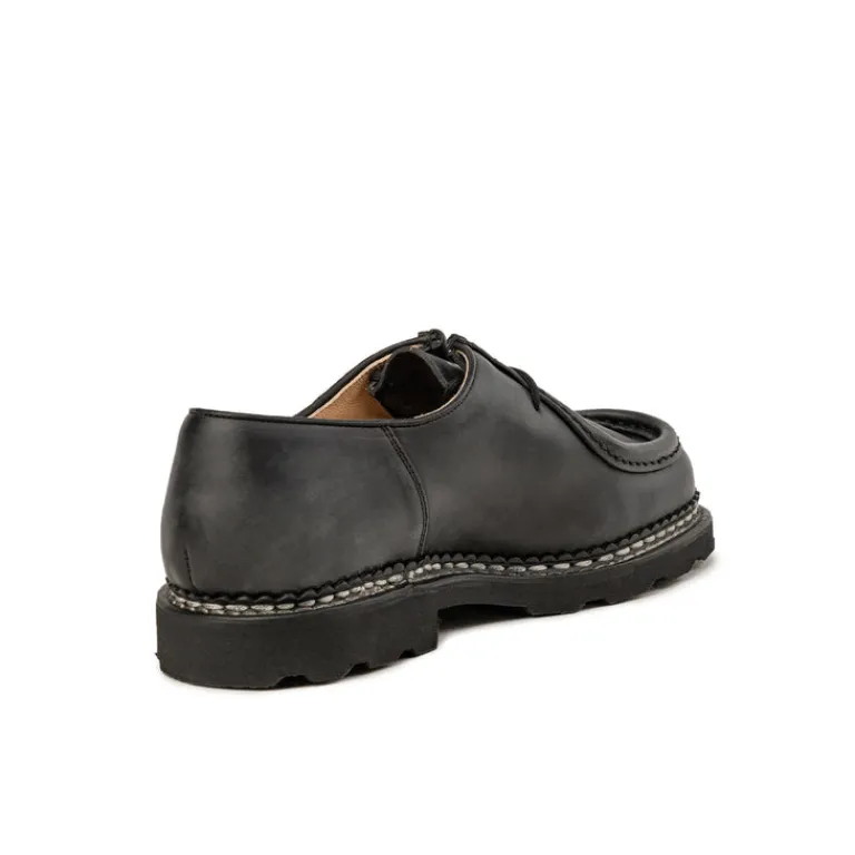 Paraboot Sneakers En Cuir*Michael Marche II Noire / Lisse Noir